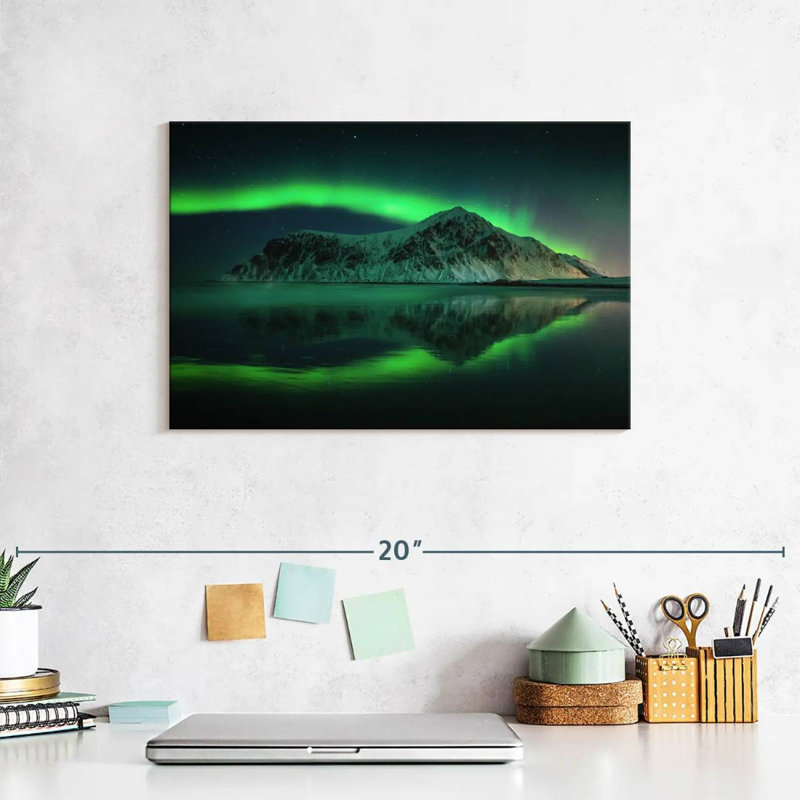 Paysage Alvord Northern Lights, H 8 po x l 12 po