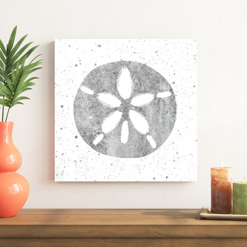 Argent argenté Sea Sand Dollar, H 20 po x l 20 po