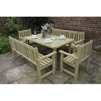 8 - Person Patio Dining Set Table,
