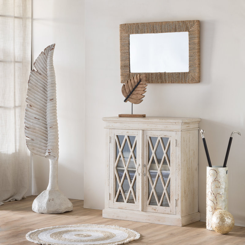 Mischa Wood Flat Floor Mirror