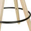 Hobbs Upholstered Counter Stool with Metal Frame