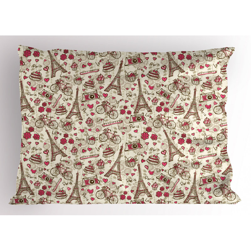 Taie décorative romantique, Simple