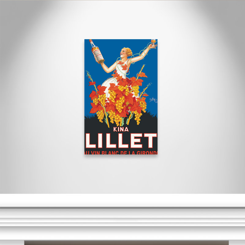 Affiches rétro Kina Lillet - impression, Toile tendue, Pas de tapis