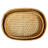 Willow Nestable Oval Trays With Raised Edges