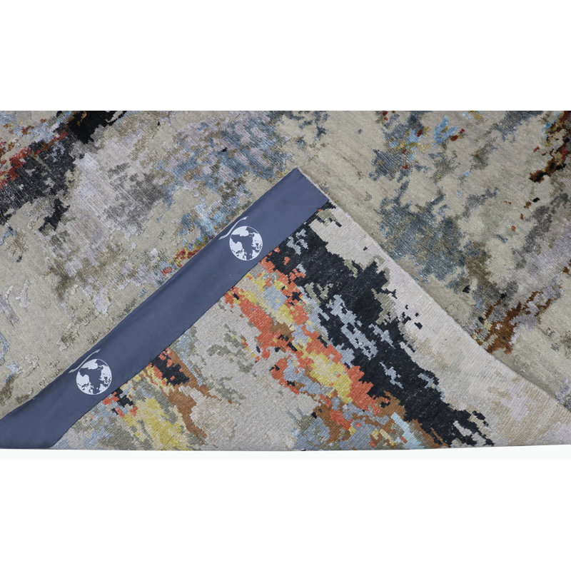 Abstract Area Rug, Rectangle 9' x 12'