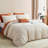 Nayoroom SJT-CRLX Jacquard Geometric Pattern Tufted Boho Shabby Elegance Duvet Cover Set-804590384
