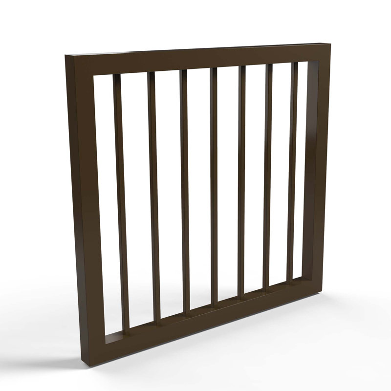 Inspire Railing 32.5-in H x 34-in W Aluminum Gate, Brown