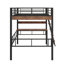 Lit mezzanine en métal avec bureau intégré-1569788038