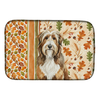 Tapis de séchage d'automne Brown Beardy Collie
