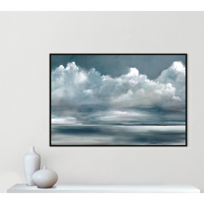 «Moody Seas» par Ruane Manning, Espresso, H 41,5 po x l 61,5 po