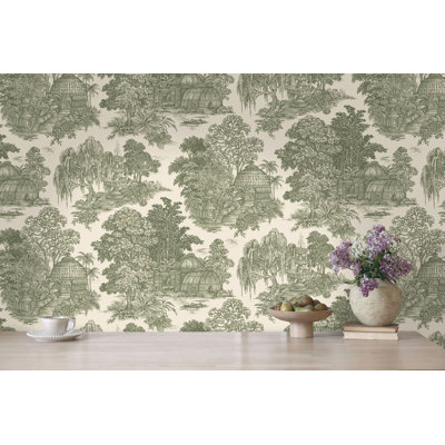 Osterley Toile Non-Pasted Wallpaper