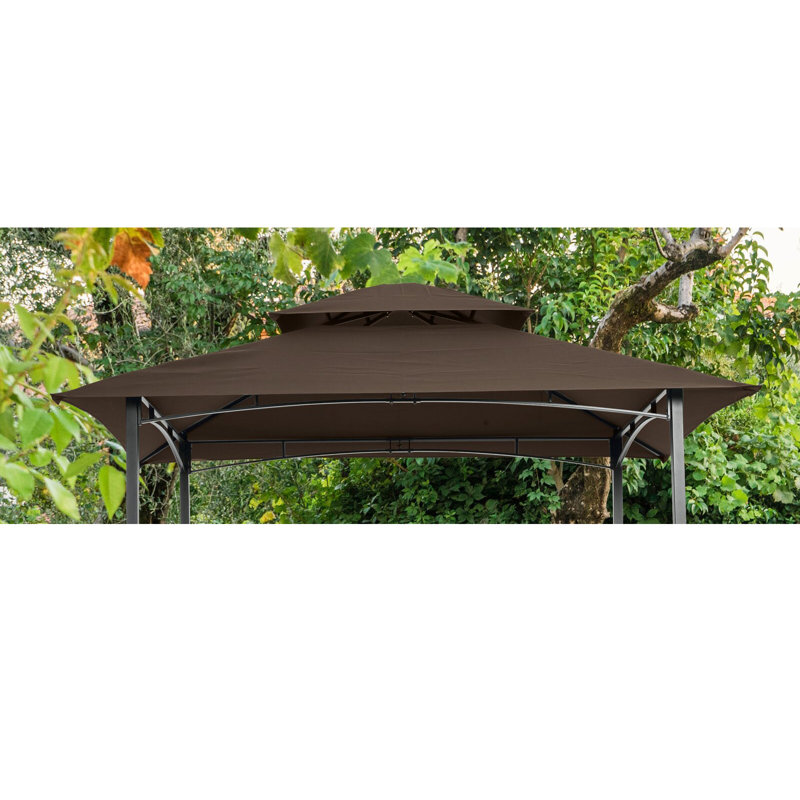 Auvent de remplacement pour abri de jardin, Brun