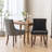 Eller Thickened Fabric Chairs With Neutrally Toned Solid Wood Legs-821089892