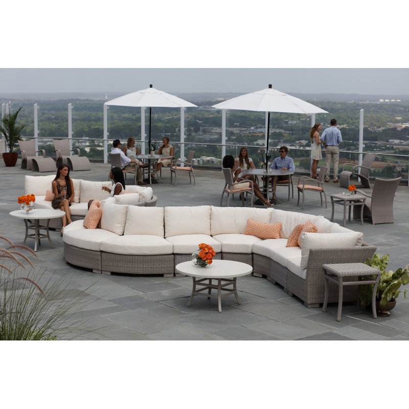 Club Outdoor Side Table, Skye Black Walnut