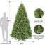 Arbre de Noël épinette pré-éclairé-1816811371