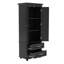 Armoire de rangement haute avec 2 tiroirs-1124678977