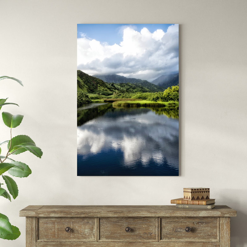 " Cloud Reflections II " by Danny Head, 48" H x 32" W x 1.25" D