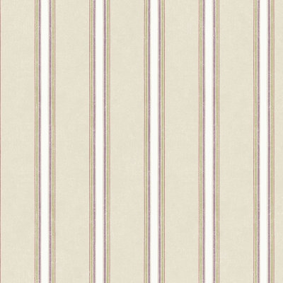 Pre-Pasted Striped Wallpaper Roll