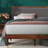 Zinus Raymond 38" Solid Wood Platform Bed Frame with Adjustable Upholstered Headboard-75287620