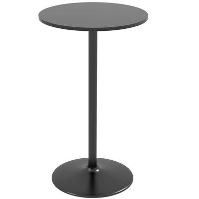 Table de bar ronde ronde 23,6 po