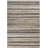 Dunigan Striped Machine Woven Polypropylene Area Rug in Slate/Blue/Rust-1264068544