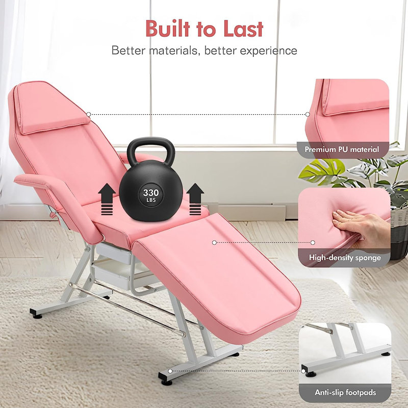Fauteuil de massage Steen, Rose