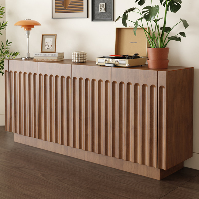 Buffet américain de style minimaliste rétro, H 33,4 po x l 70,8 po x P 15,7 po