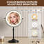 Miroir de maquillage 8 "avec miroir de maquillage réglable en hauteur à grossissement 1X / 10X-1205280549