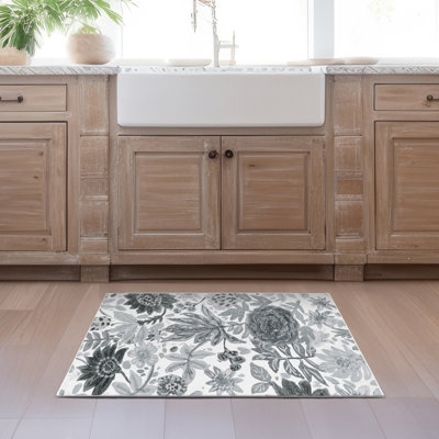 Tapis gris lavable My Magic Carpet