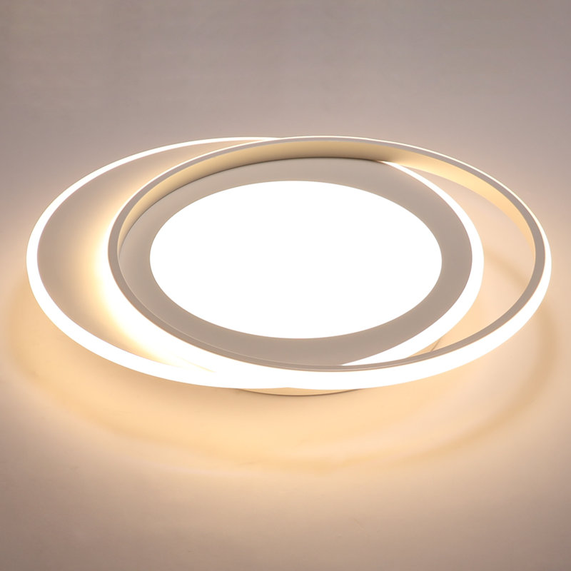 Ivy Bronx 1-Light 7cm LED Integrated Flush Mount, White