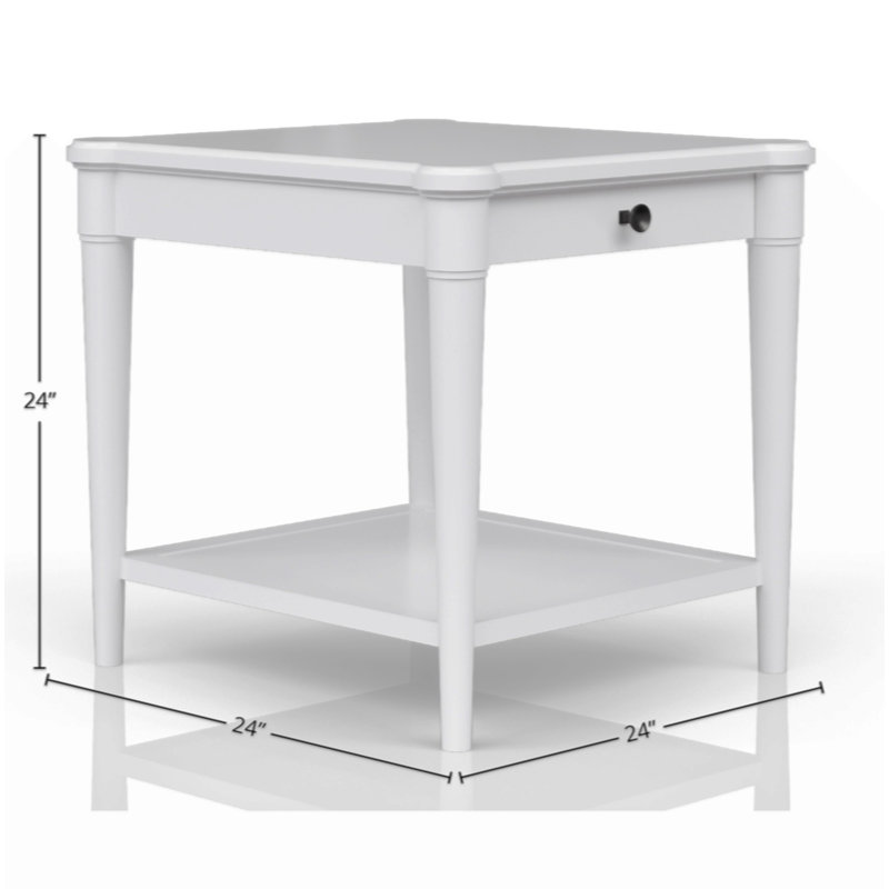 Ed End Table With Storage Drawer