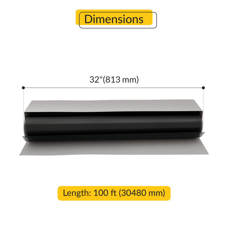 Brixwell 69-54 L 100 pi fil de fer, finition l 32 po gris anthracite