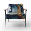 Crillon - Fauteuil d'appoint rembourré en marbre-898065307