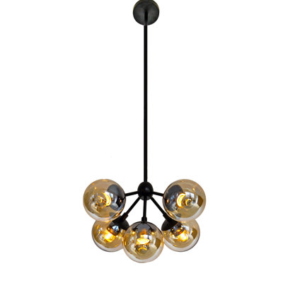 Lustre industriel 5 lumières Spitnik