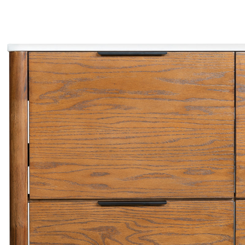 Meuble-lavabo simple 48 po Tahani, Chêne moyen