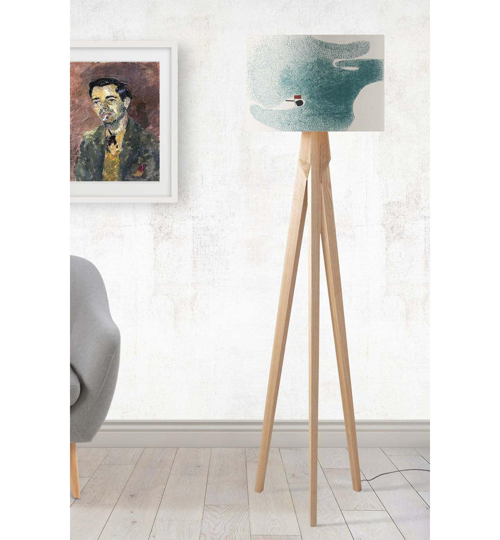 21cm H Linen Drum Lamp Shade ( Uno )