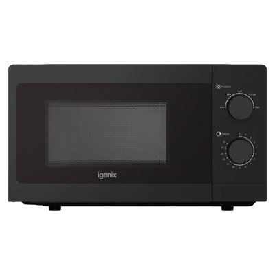 Igenix 20L 800W Manual Microwave Black