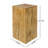 Wood-like End Table, 27.02" Height, Natural Hue Scheme, Functional For Indoor Outdoor Decor Arrangements Tall, Finish Appearance, Use Cases-951683976