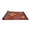 Tapis traditionnel rouge / noir-999989795