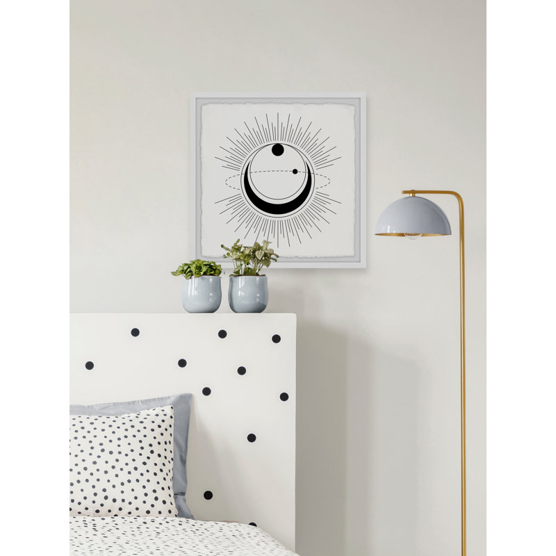 Moon Dimension - Single Picture Frame Print, 45cm H x 45cm W