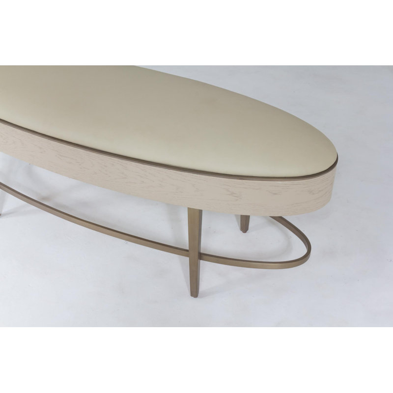 Ellipse Bench, Ivory