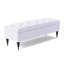 Safar Wide Tufted Rectangle Ottoman Storage Bench – Upholstery Plush Velvet Shoe Bench with Black Turned Wooden Legs-108634783-111753552