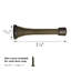 Butoir de porte en acier Spring Spring-23032606-98413966