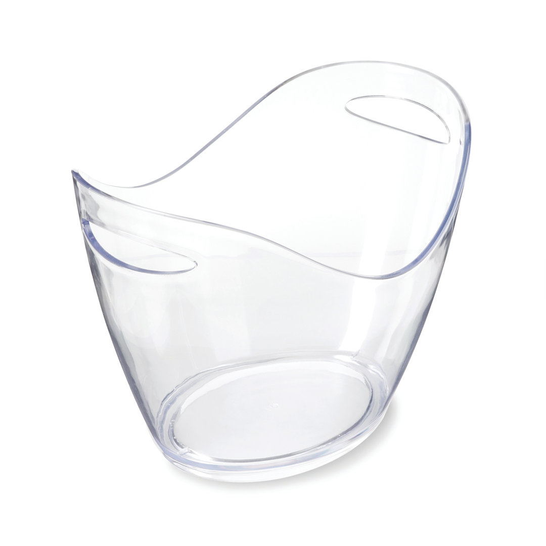True Chill Acrylic Ice Buckets for Parties and Drinks, Wine Beer Champagne Bucket, Beverage Tubs Hosting Essentials True