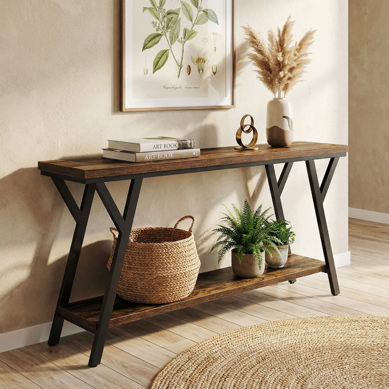 70.9 Inch Narrow Long Console Table