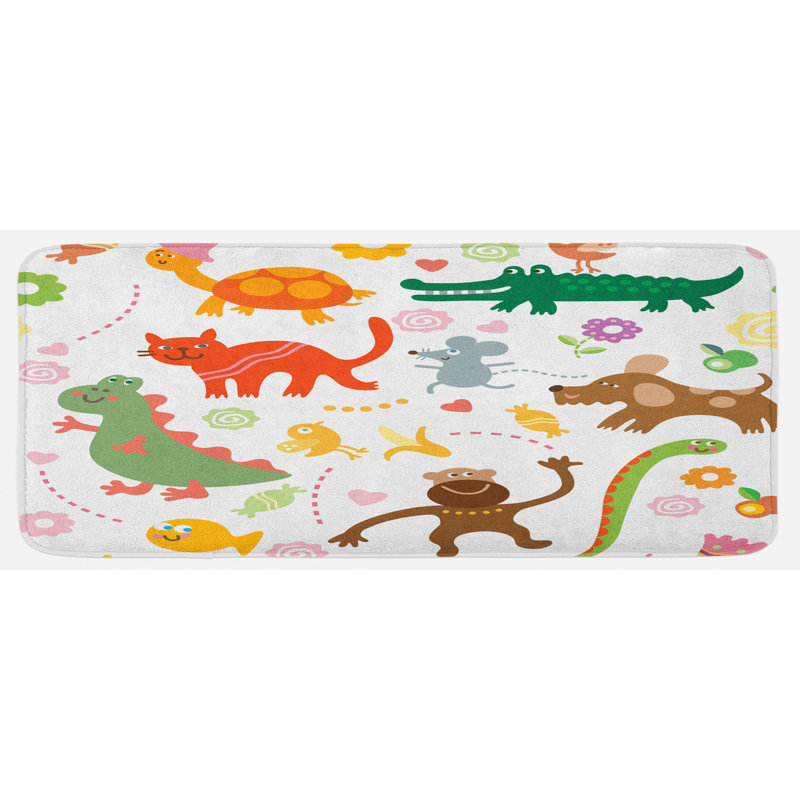 Tapis de cuisine animaux