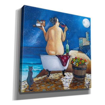 'Bath No. 1' by Ronald West Canvas Wall Art
