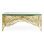 Palm Glass Coffee Table