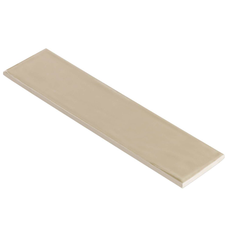 Manchester 3x12 Glossy Ceramic Subway Tile, Fawn Beige
