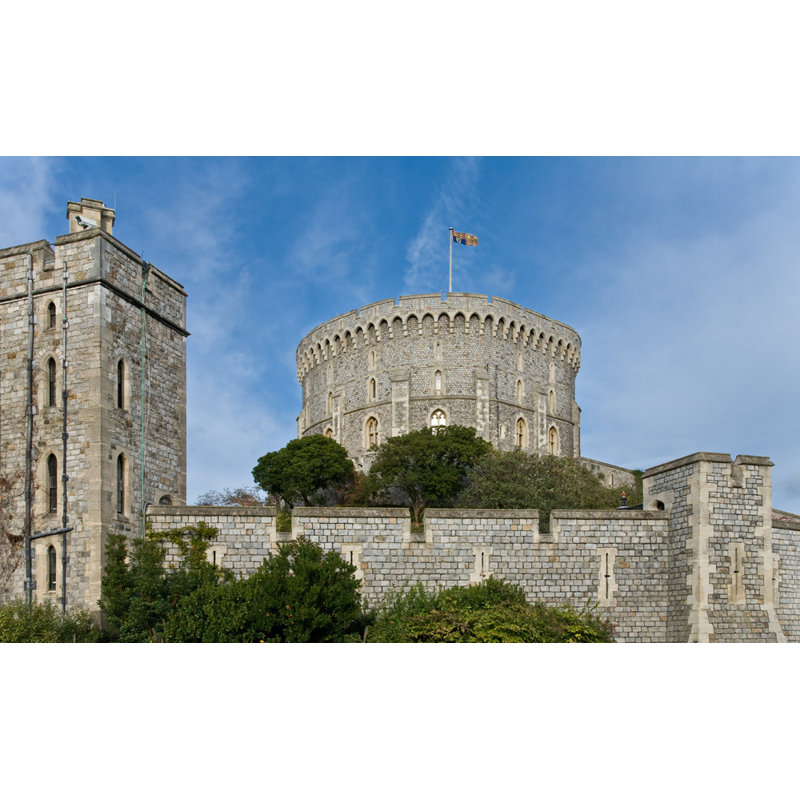 Château de Windsor, Angleterre, H 15 po x l 24 po